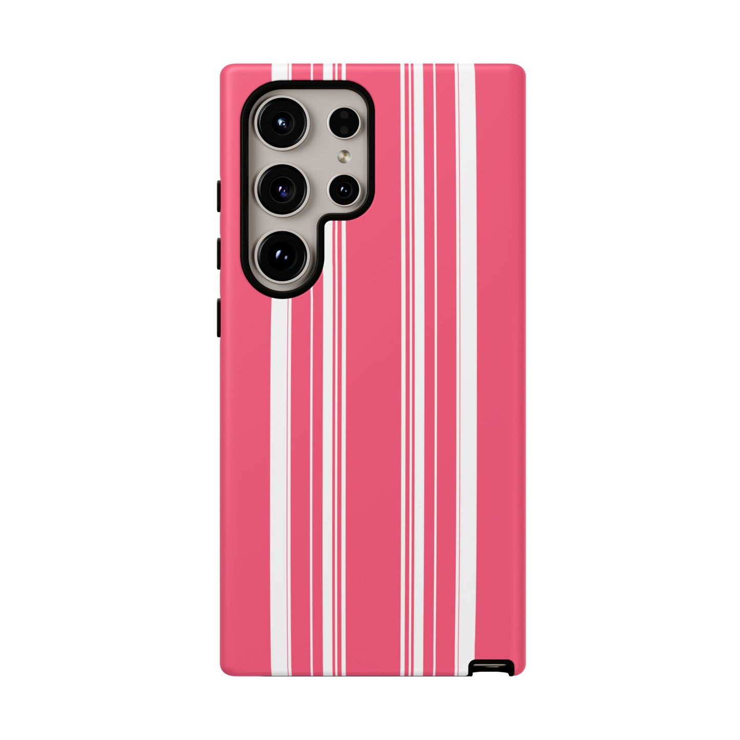 Pink Prep Stripe Tough Phone Case