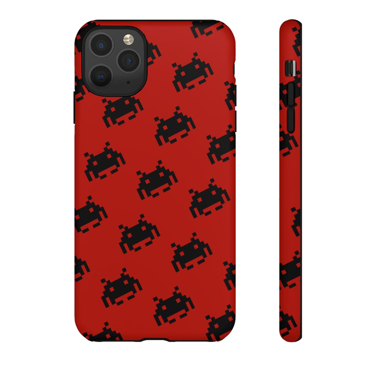 Red Pixel Alien Tough Phone Case