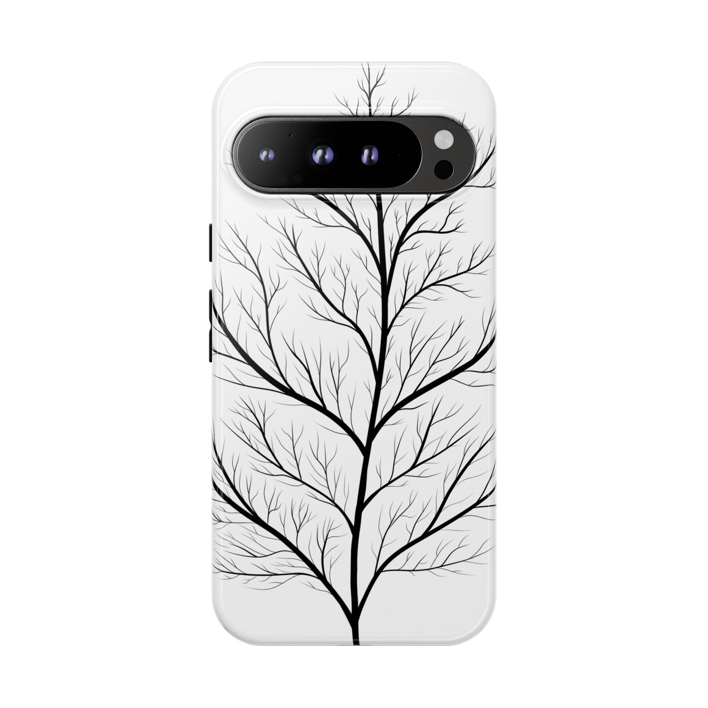 Black Branch Tree Tough Phone Case