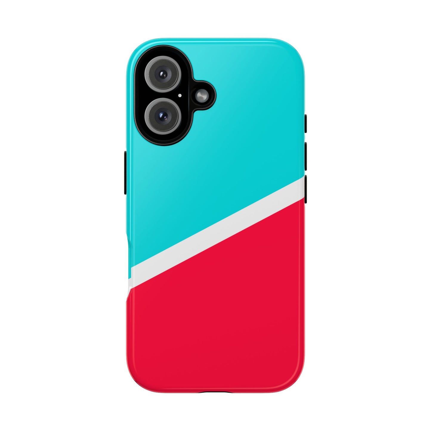 Aqua Pop Colorblock Tough Phone Case