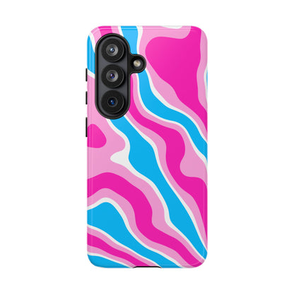 Candy Aqua Wave Tough Phone Case