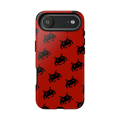 Red Pixel Alien Tough Phone Case