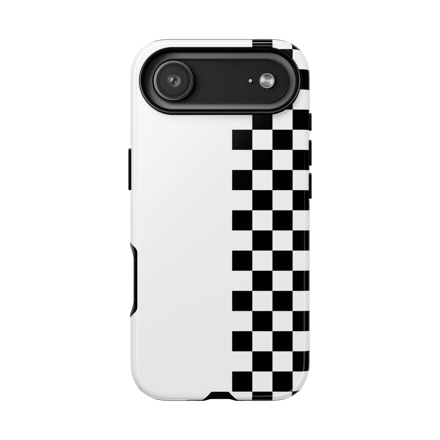 Checker Stripe Tough Phone Case