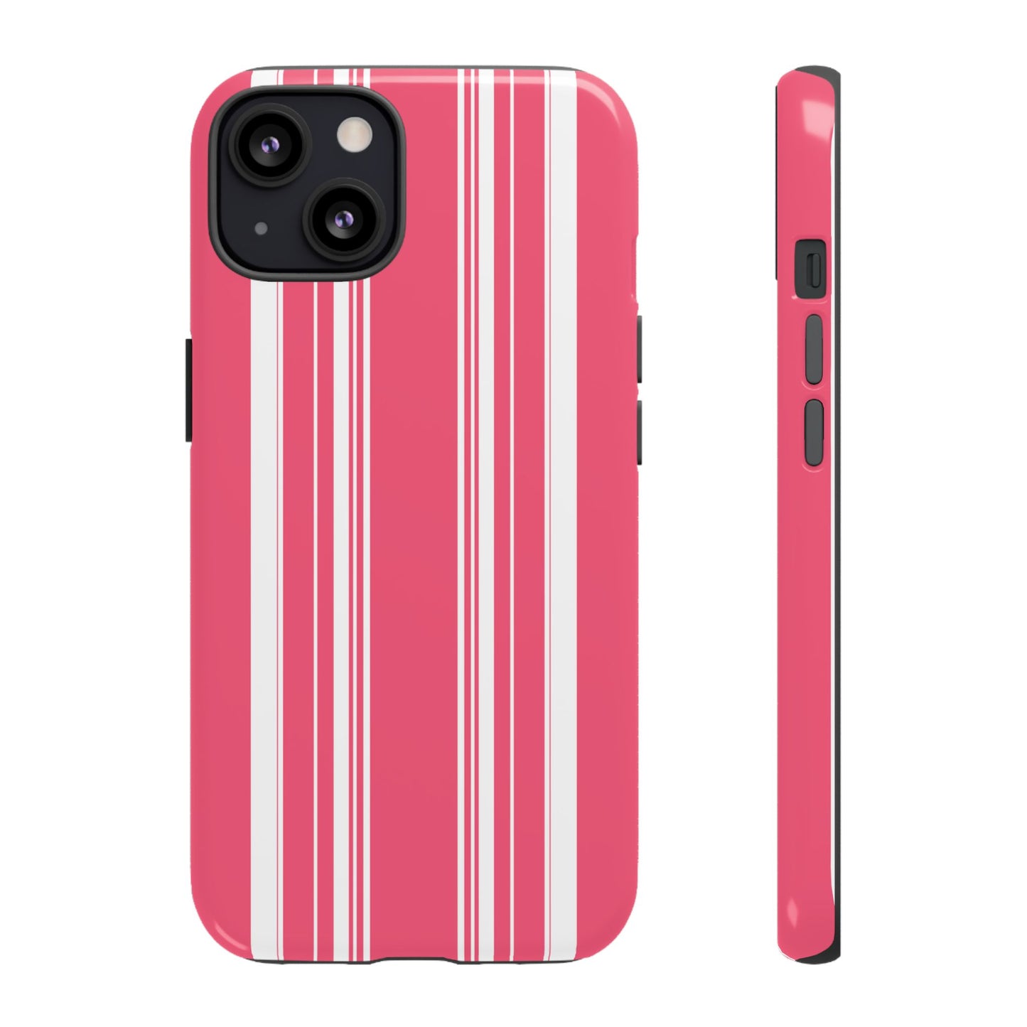 Pink Prep Stripe Tough Phone Case