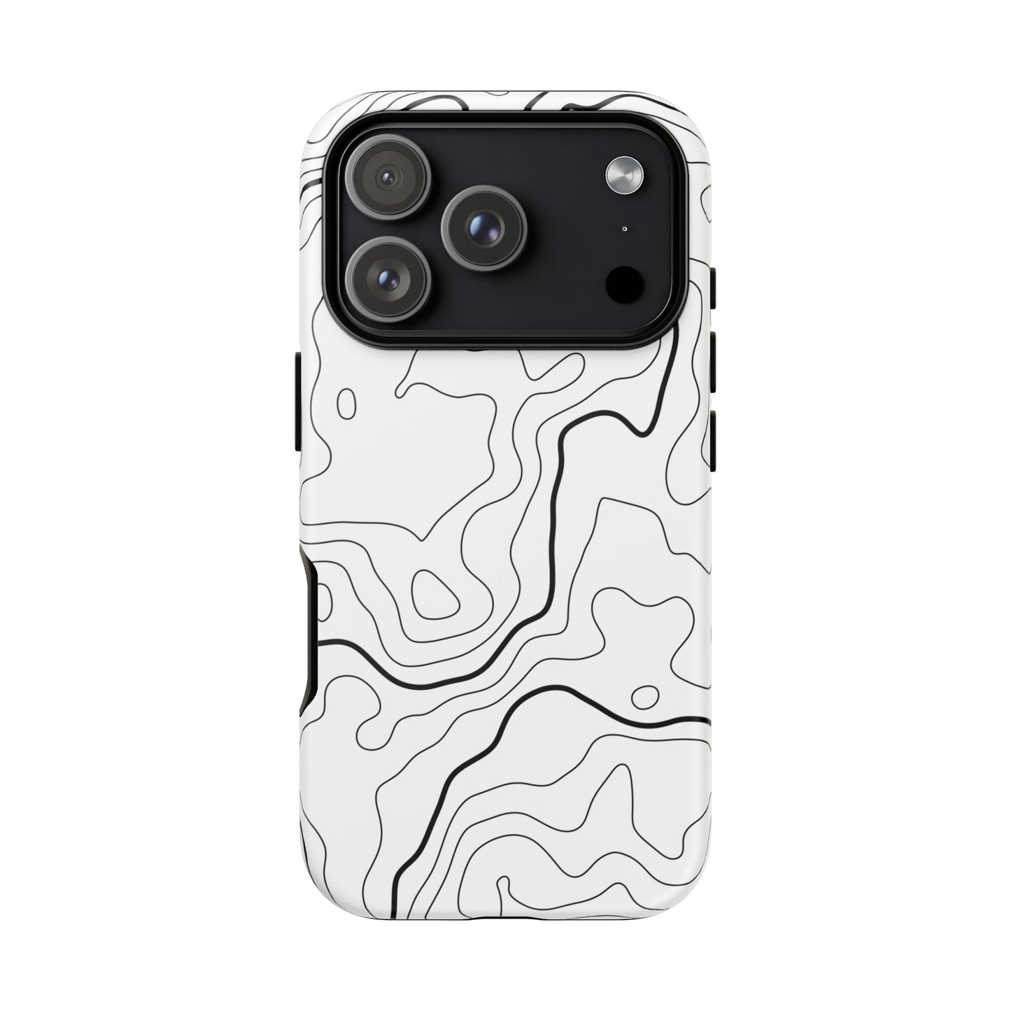 Minimal Topographic Tough Phone Case