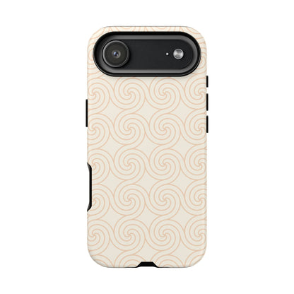 Soft Sand Spiral Tough Phone Case
