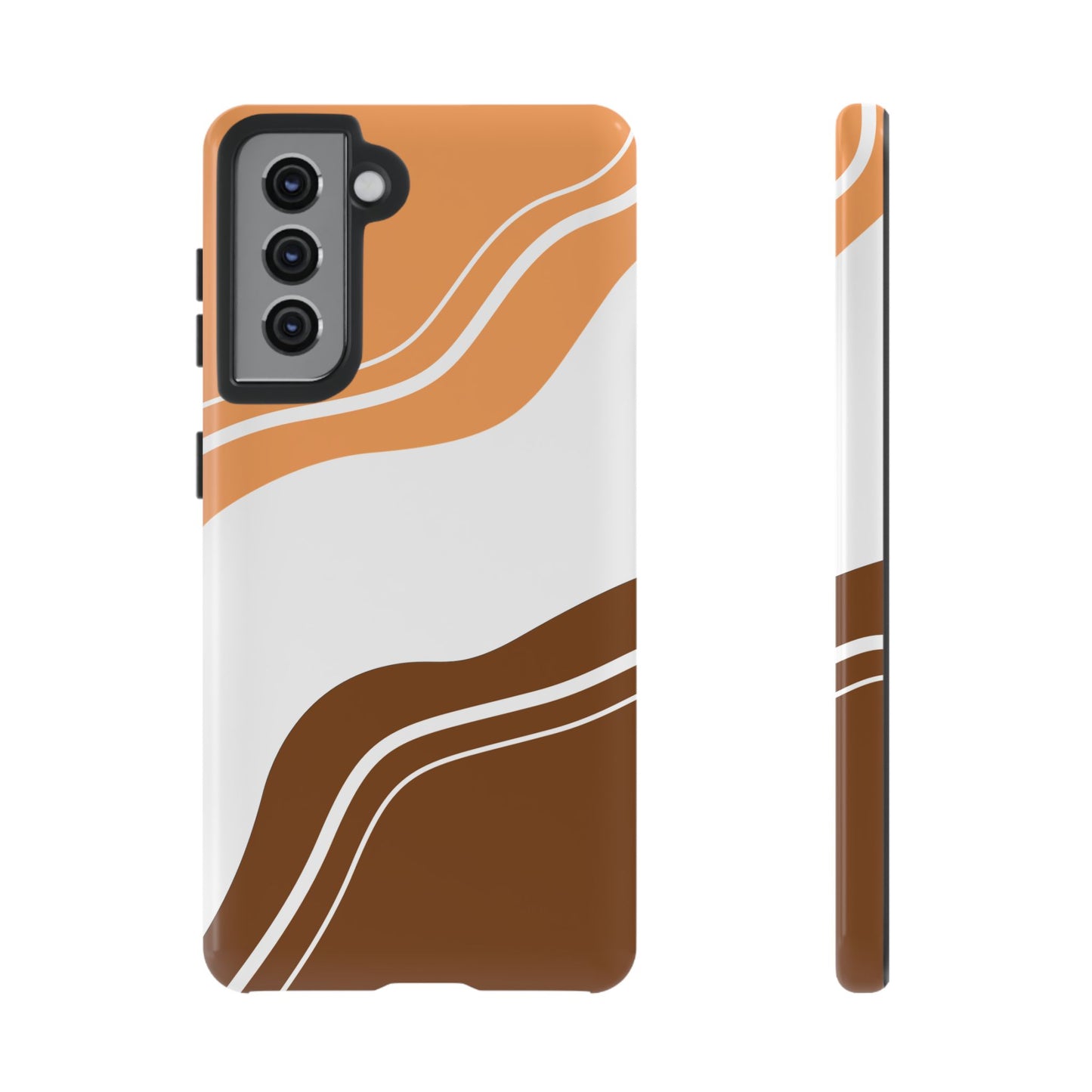 Caramel Cream Wave Tough Phone Case