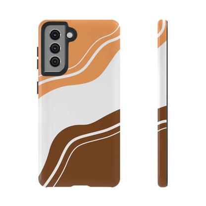 Caramel Cream Wave Tough Phone Case