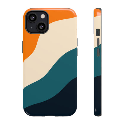 Blue Tide Wave Tough Phone Case