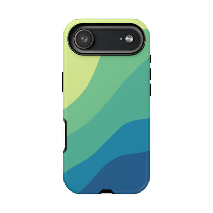 Coastal Green Wave Tough Phone Case