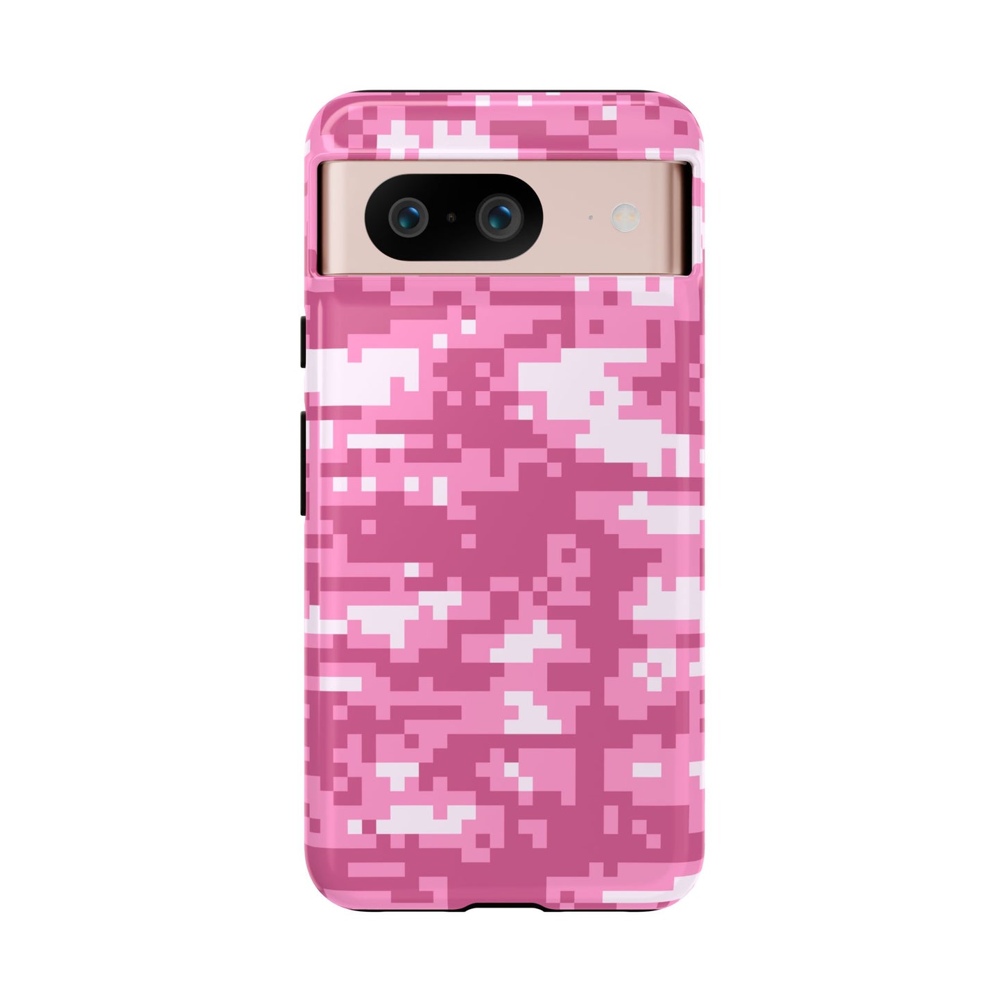 Pink pixel Camo Design Tough Phone Case
