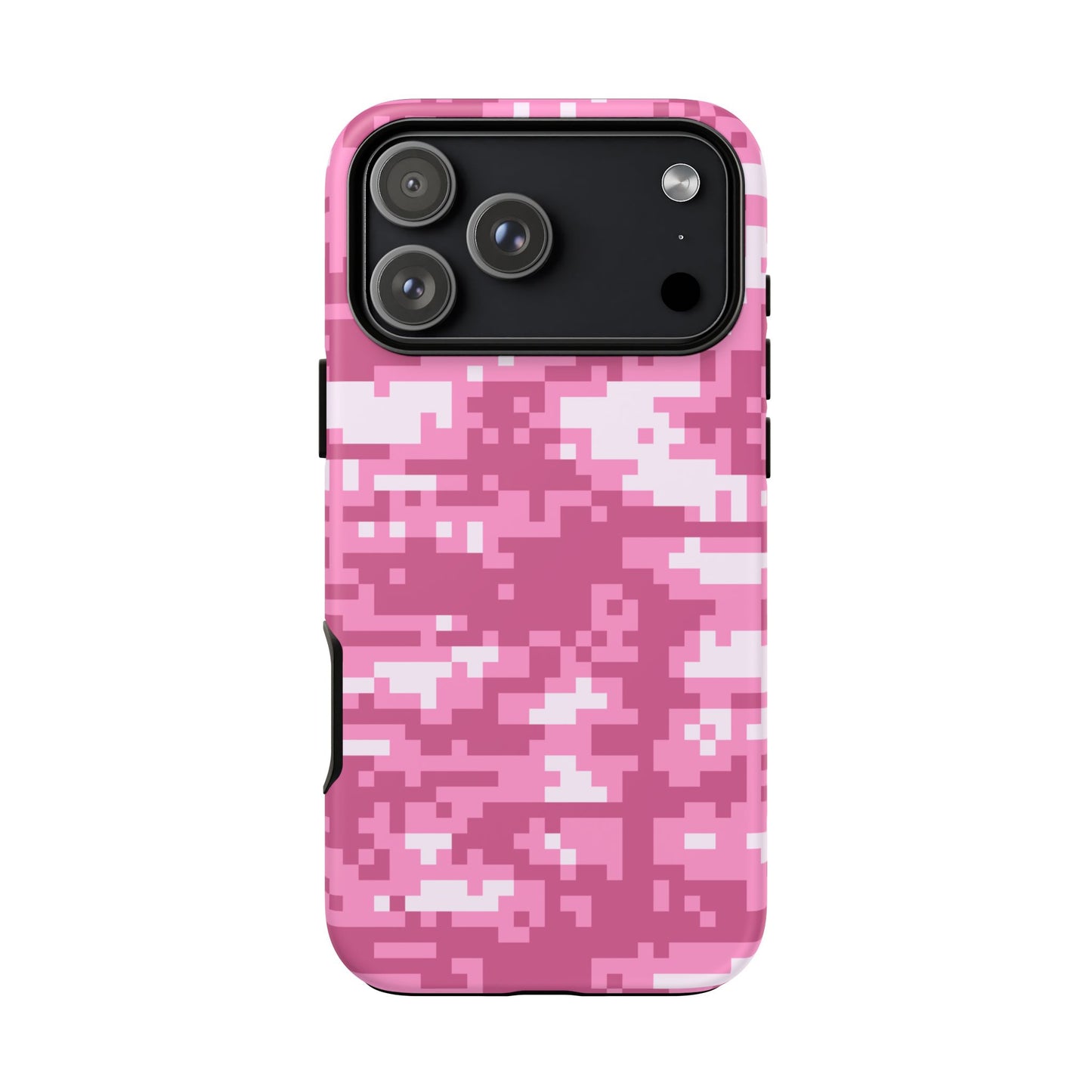 Pink pixel Camo Design Tough Phone Case