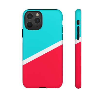 Aqua Pop Colorblock Tough Phone Case
