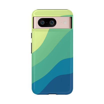 Coastal Green Wave Tough Phone Case