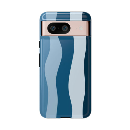 Blue Tide Wave Tough Phone Case