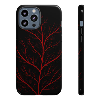 Crimson Branch Tough Phone Case