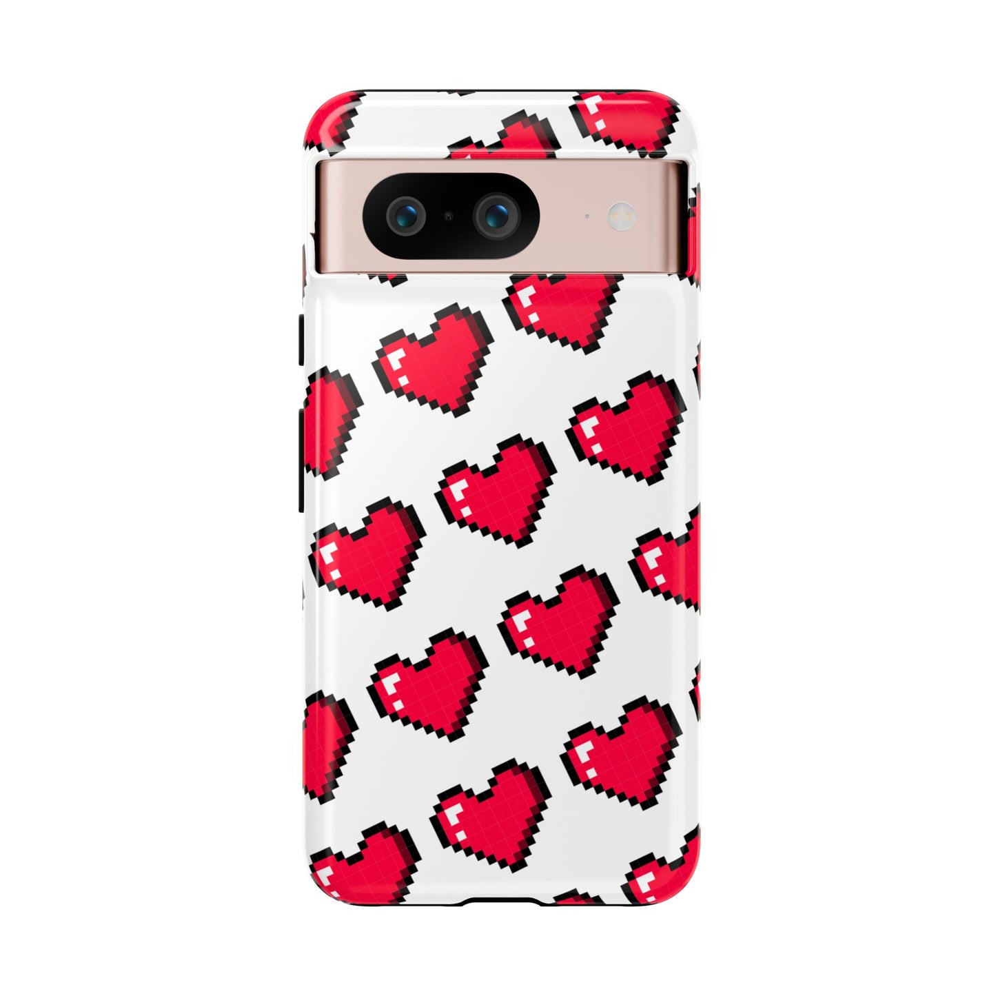 Pixel Heart Tough Phone Case