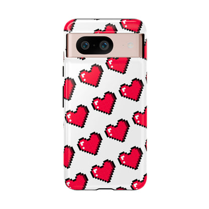 Pixel Heart Tough Phone Case