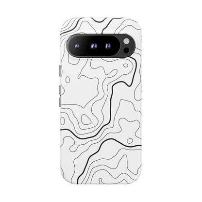 Minimal Topographic Tough Phone Case