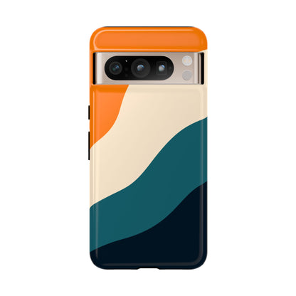 Blue Tide Wave Tough Phone Case