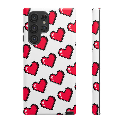 Pixel Heart Tough Phone Case