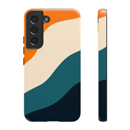 Blue Tide Wave Tough Phone Case
