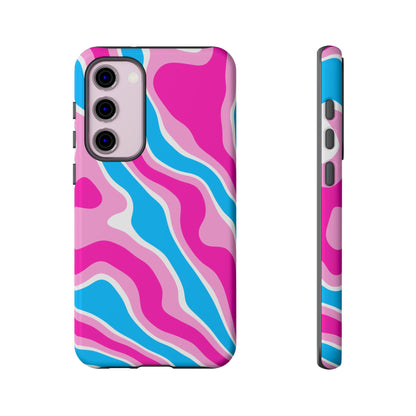 Candy Aqua Wave Tough Phone Case
