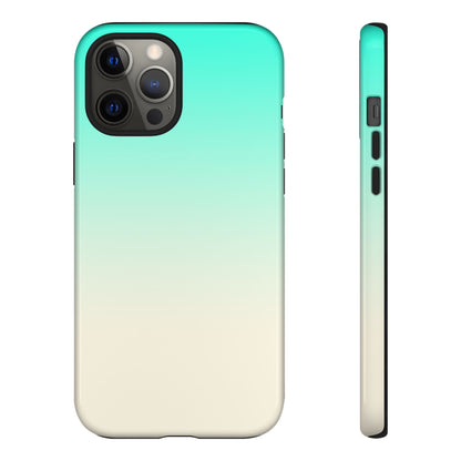 Aqua Cream Gradient Tough Phone Case