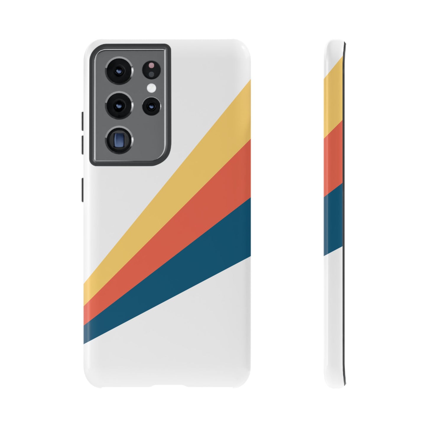 Diagonal Color Stripe Tough Phone Case