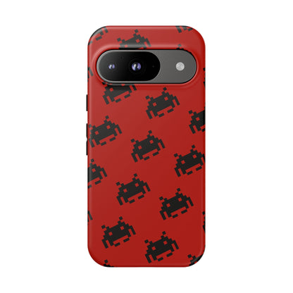 Red Pixel Alien Tough Phone Case