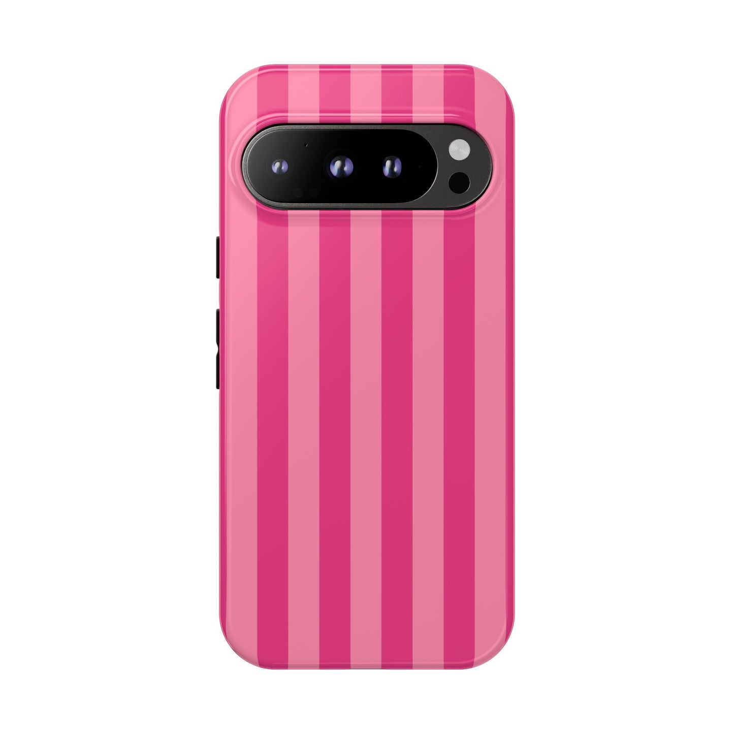 Pink Candy Stripe Tough Phone Case