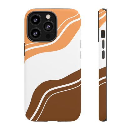 Caramel Cream Wave Tough Phone Case