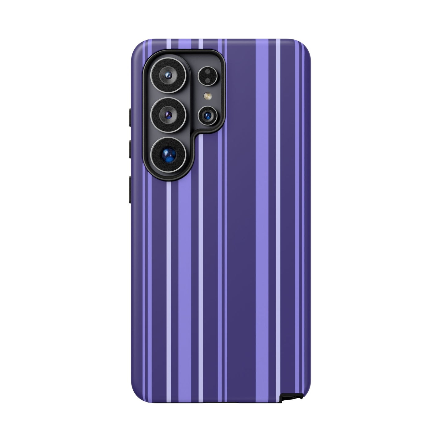 Berry Violet Stripe Tough Phone Case