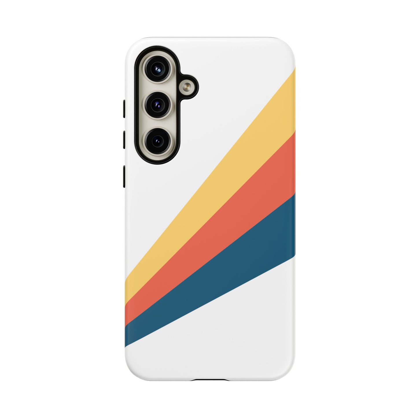 Diagonal Color Stripe Tough Phone Case