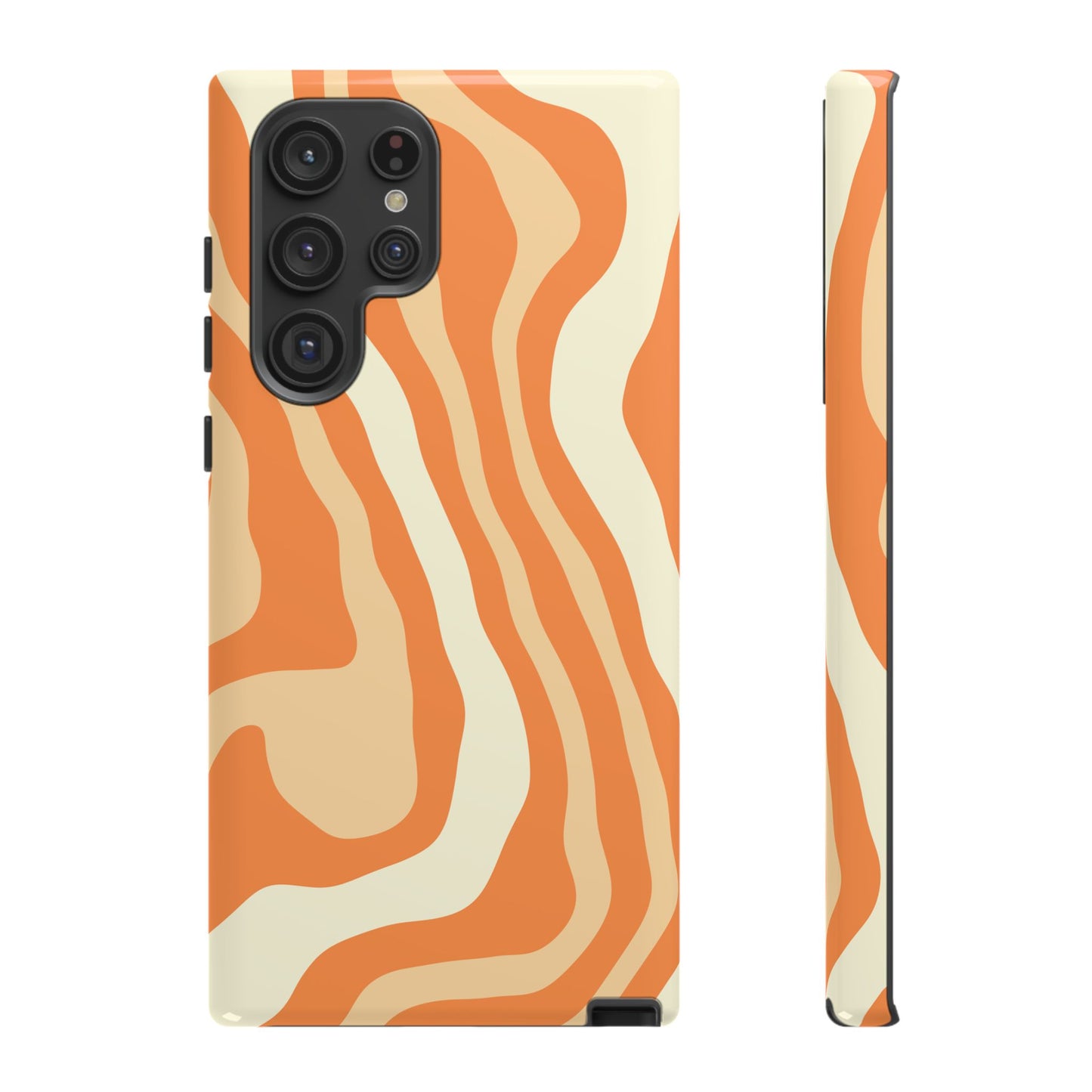 Peach Cream Swirl Tough Phone Case
