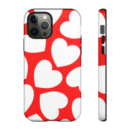 Love Pop Red Heart Tough Phone Case