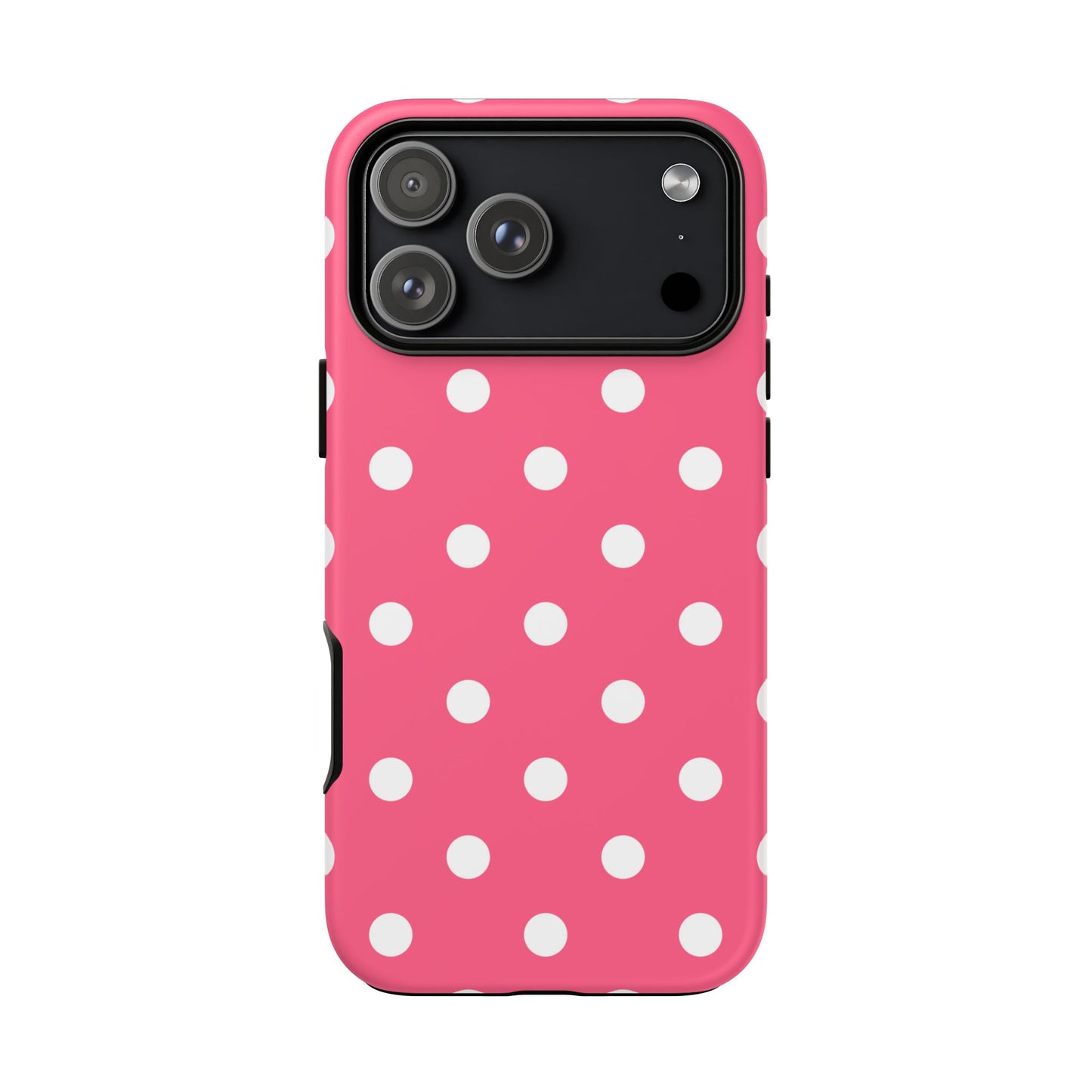 Bubblegum Pink Polka Dot Tough Phone Case