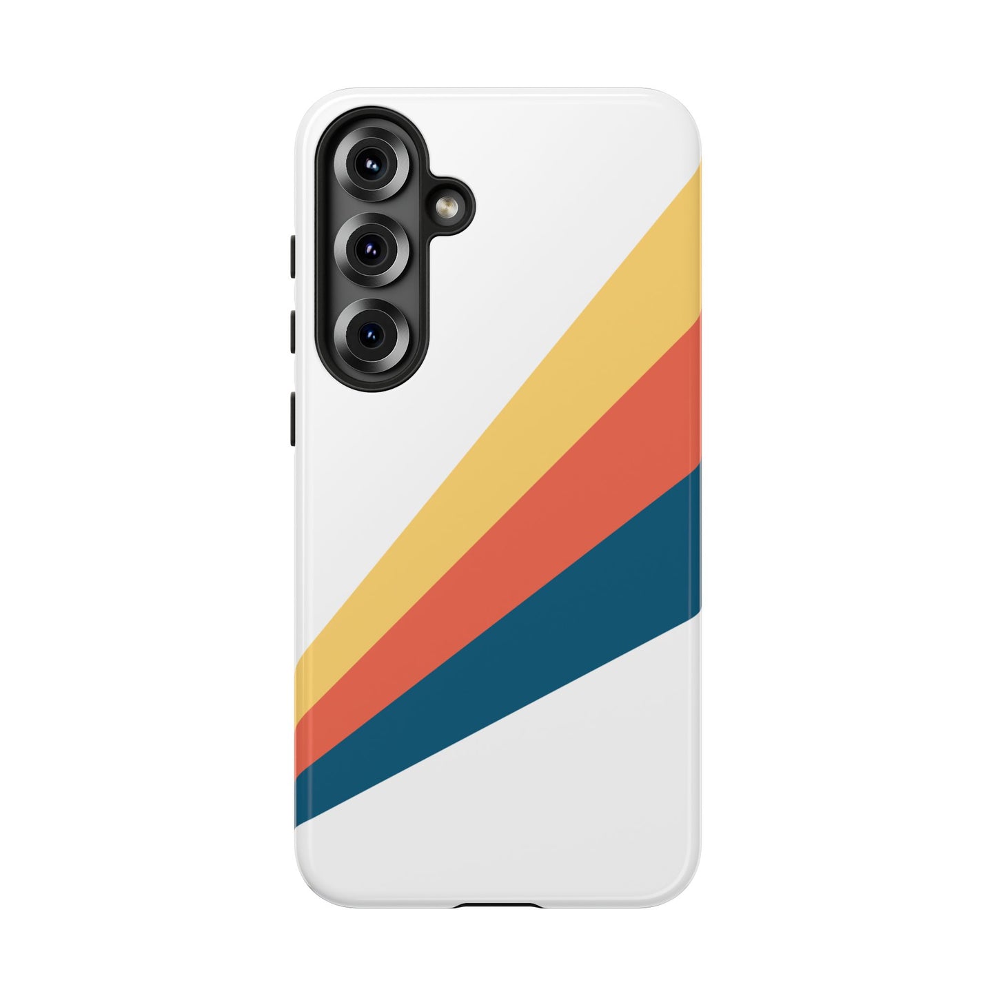 Diagonal Color Stripe Tough Phone Case