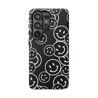 Happy Face Pattern Tough Phone Case