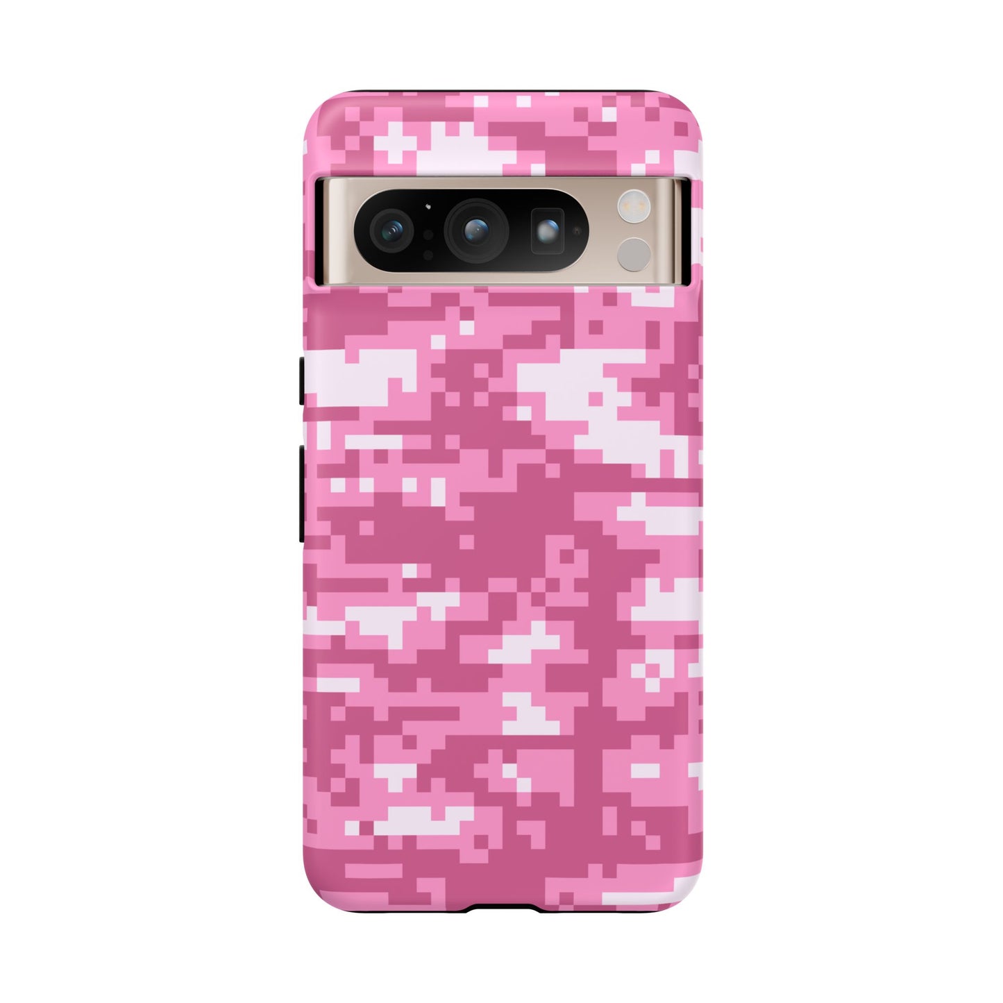 Pink pixel Camo Design Tough Phone Case