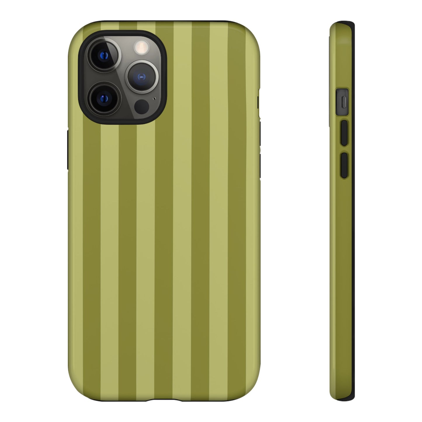Olive Stripe Tough Phone Case