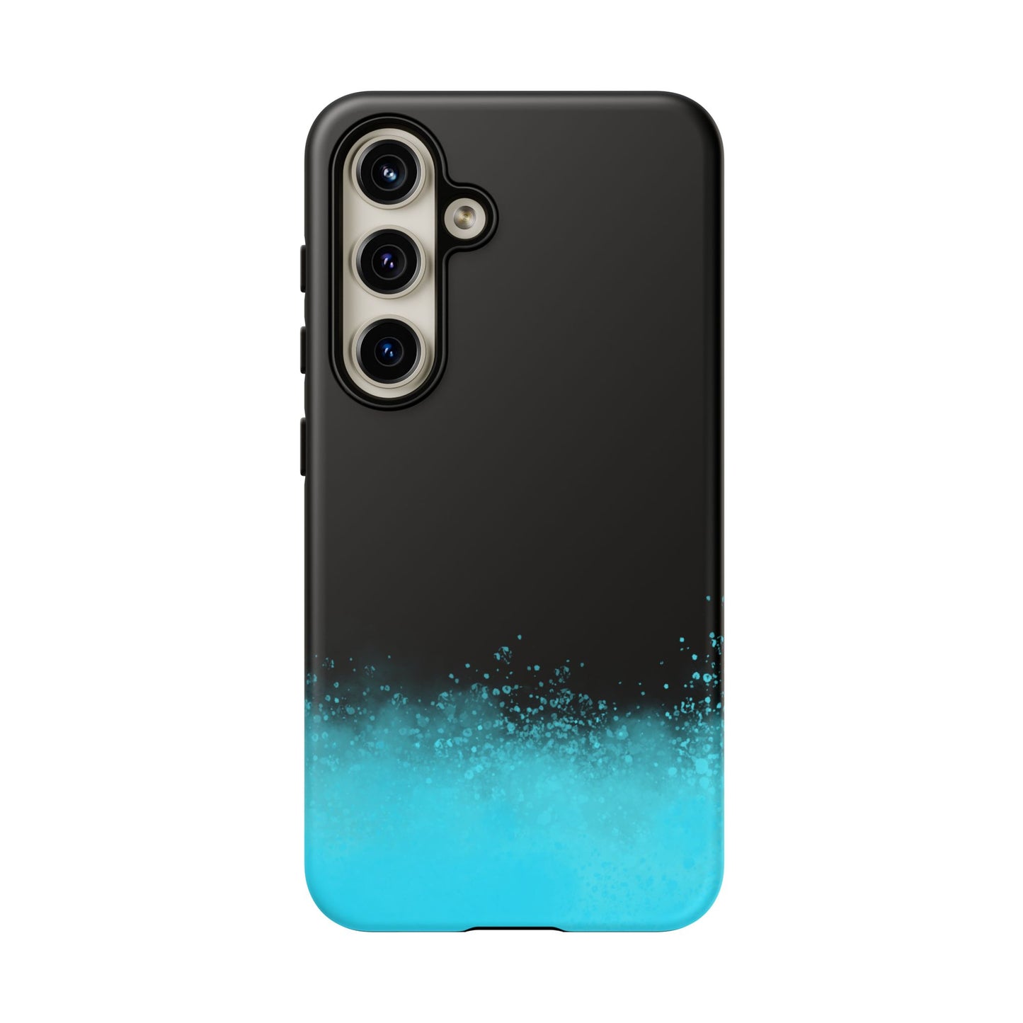 Black Aqua Splash Tough Phone Case