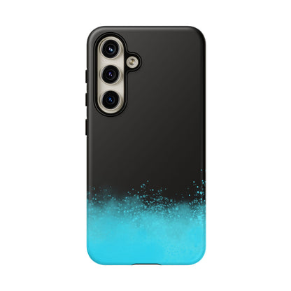 Black Aqua Splash Tough Phone Case
