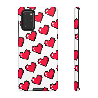 Pixel Heart Tough Phone Case