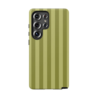 Olive Stripe Tough Phone Case