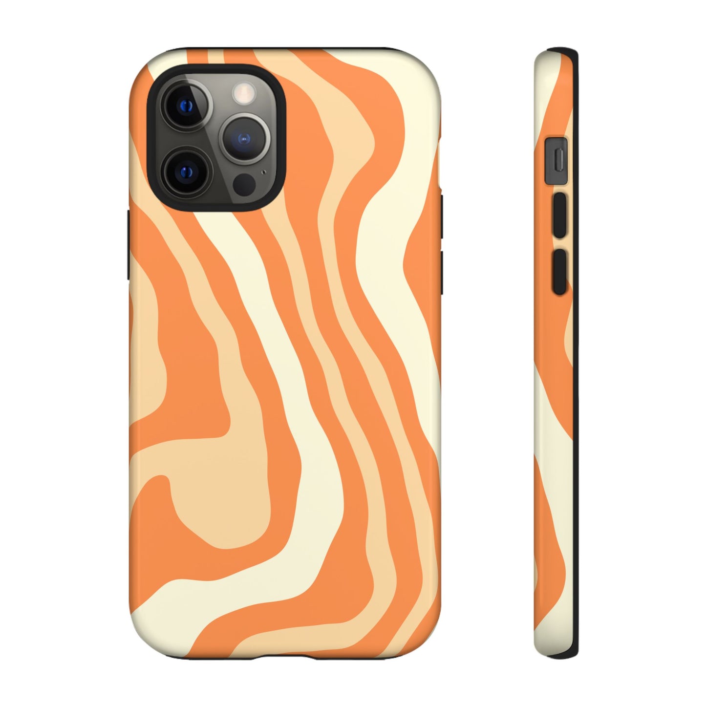 Peach Cream Swirl Tough Phone Case