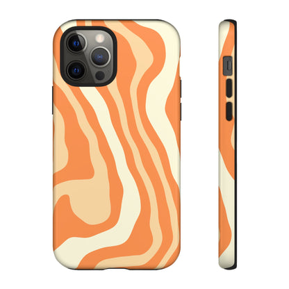 Peach Cream Swirl Tough Phone Case