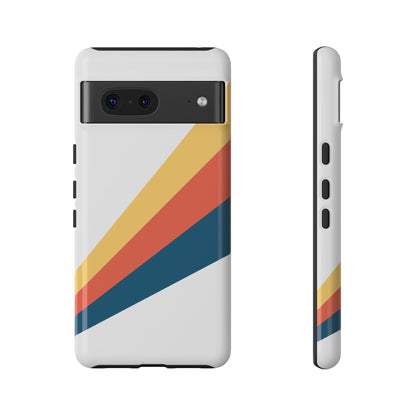 Diagonal Color Stripe Tough Phone Case