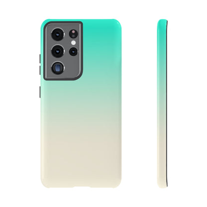 Aqua Cream Gradient Tough Phone Case