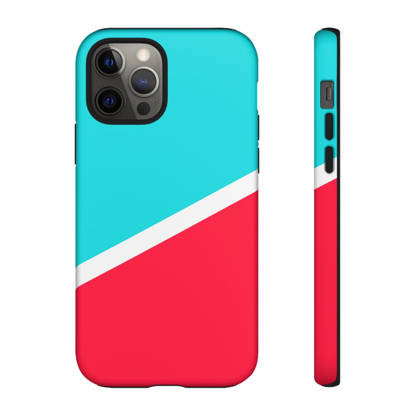 Aqua Pop Colorblock Tough Phone Case